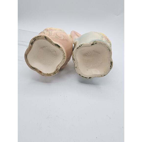 2 1940s Vintage Hull Pottery Ewer/Pitcher/Vases 5” Water Lilly - Picture 7 of 8